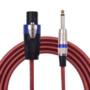 1/4 Inch Audio Connecting Cord to NL4FC Male to Male Connector