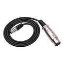 Microphone Cable 3-Pin Mini XLR Connector to XLR Connector