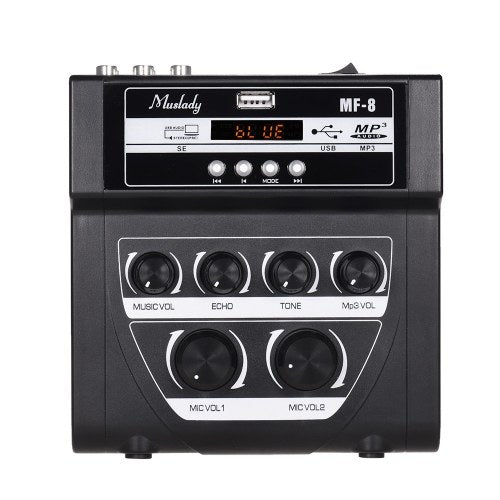 Muslady MF-8 Mini Karaoke Sound Audio Mixer