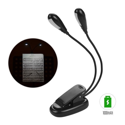 Musical Instrument Accessory Clip On Reading Light Music Stand Lamp