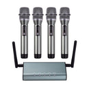 نظام ميكروفون لاسلكي Muslady F4800 احترافي ذو 4 قنوات UHF