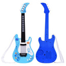 Kids Little Guitar with Rhythm Lights and Sounds Fun Educational Musical Instruments Electric Guitar Toy for Toddlers Children Boys and Girls Blue