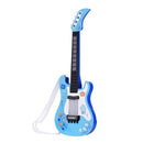 Kids Little Guitar with Rhythm Lights and Sounds Fun Educational Musical Instruments Electric Guitar Toy for Toddlers Children Boys and Girls Blue