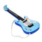 Kids Little Guitar with Rhythm Lights and Sounds Fun Educational Musical Instruments Electric Guitar Toy for Toddlers Children Boys and Girls Blue