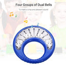 Plastic Mini Handbells Hand Tambourine Bells Handheld Toy Tambourines