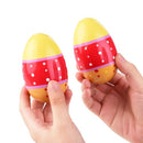 8pcs Wooden Egg Shakers Maracas