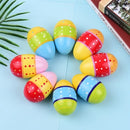 8pcs Wooden Egg Shakers Maracas