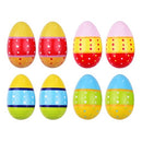 8pcs Wooden Egg Shakers Maracas