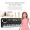 61 Keys Electronic Organ USB Digital Keyboard Piano Musical Instrument Kids Toy with Microphone