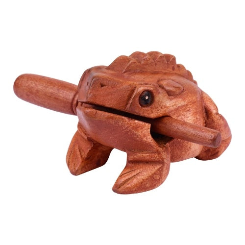 Muslady Large Frog Guiro Rasp Frog Sound Maker Around 6 Inches Long