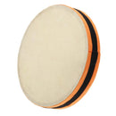 8" Wood Hand Drum Dual Head with Drum Stick Percussion Musical Educational Toy Instrument for KTV Party Kids Toddler