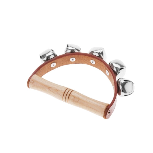 Tambourine Handbell Baby Kid Child Early Educational Musical Instrument Rhythm Beats Shaking Small Jingle Bell Toy Tool