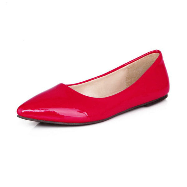 IDIFU Women's Loafers - Red