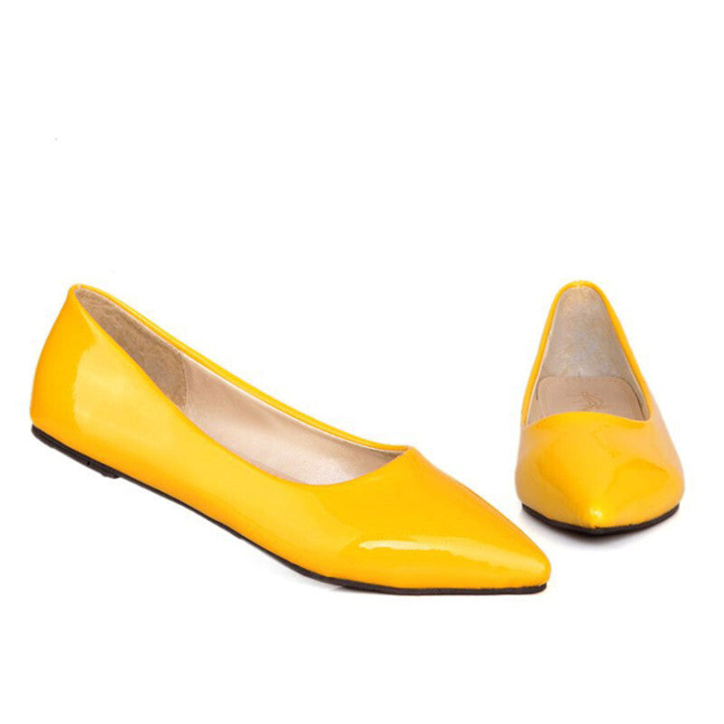 IDIFU Women's Loafers - Yellow