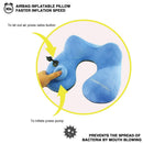 Inflatable Travel Pillow Neck - Blue