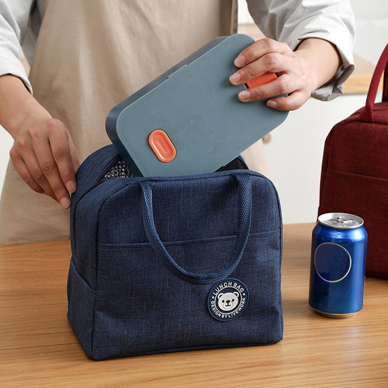 LB01 Insulated Portable Lunch Bag - Navy