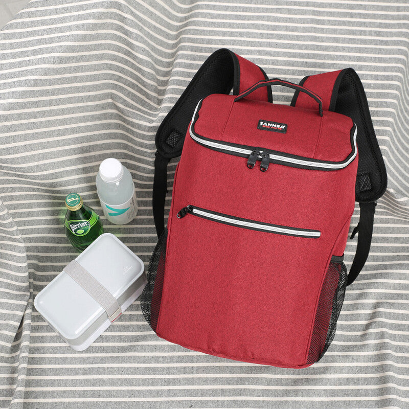 LB02 Insulated Thermal Cooler Back Pack Bag - Red