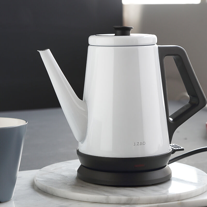 J.ZAO JZ-K1203 Stainless Electric Kettle - White