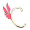 Fashion Alloy Plated Punk Fairy Wing Ear Cuff Clip Hook Stud Earrings Jewelry Accessory