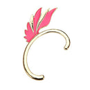 Fashion Alloy Plated Punk Fairy Wing Ear Cuff Clip Hook Stud Earrings Jewelry Accessory