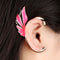 Fashion Alloy Plated Punk Fairy Wing Ear Cuff Clip Hook Stud Earrings Jewelry Accessory