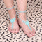 Cotton Thread Crochet Foot Chain Bracelet Anklet Flower Circles Beach Barefoot Sandal Toe Ring White