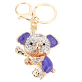 Fashional Jewelry Hollow Shinning Rhinestone Aureate Koala Pendant Key Ring Key Chain