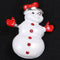 Bling Christmas Winter Snowman Brooch Collar Pin Cute Party Rhinestone Jewelry Scarf Buckle Holiday Gift