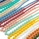 100% Food Grade Teething Teether Necklace Soft Beads for Chew Baby Toddler Nursing Jewelry Toy for Mom to Wear BPA Free