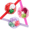 3Pcs Kids Baby Girls Toddlers Cute Flower Rose Lace Beads Headband Hairband Headwear Accessories for Infants