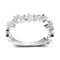 JURE 925 Sterling Silver Ring Zirconia Wedding Engagement Ring Star-shaped Proposal Bridal Halo Replacement