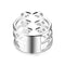 JURE 925 Sterling Silver Ring Zirconia Shinning Wedding Engagement Ring Proposal Bridal Halo Replacement