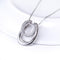 JURE S925 Solid Sterling Silver Necklace Shinning Chain The One Jewelry Zirconia 18 Inch