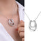 JURE S925 Solid Sterling Silver Necklace Shinning Chain The One Jewelry Zirconia 18 Inch