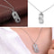 JURE S925 Solid Sterling Silver Chain Necklace The One Jewelry Zirconia 18 Inch