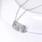 JURE S925 Solid Sterling Silver Chain Necklace The One Jewelry Zirconia 18 Inch