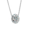 Fashion Unique 925 Sterling Silver Pendant Rhinestone Women's Necklace