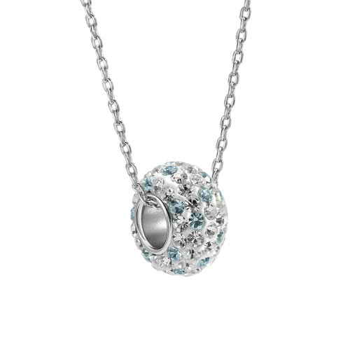 Fashion Unique 925 Sterling Silver Pendant Rhinestone Women's Necklace