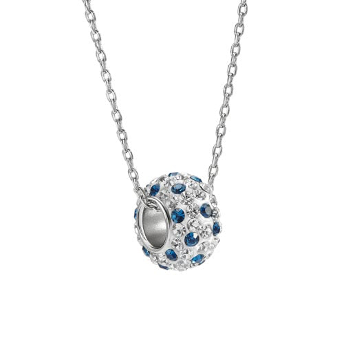 Fashion Unique 925 Sterling Silver Pendant Rhinestone Women's Necklace