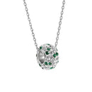 Fashion Unique 925 Sterling Silver Pendant Rhinestone Women's Necklace