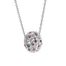 Fashion Unique 925 Sterling Silver Pendant Rhinestone Women's Necklace