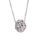 Fashion Unique 925 Sterling Silver Pendant Rhinestone Women's Necklace