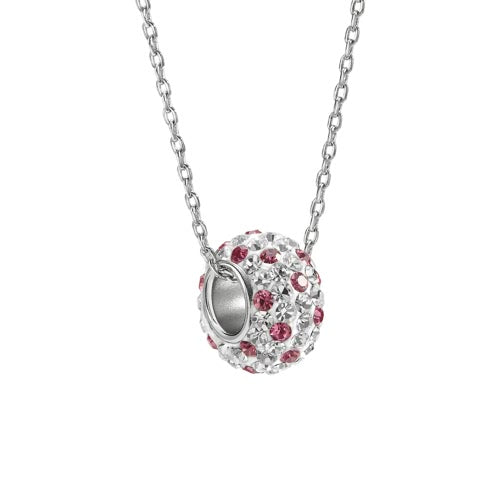 Fashion Unique 925 Sterling Silver Pendant Rhinestone Women's Necklace