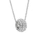 Fashion Unique 925 Sterling Silver Pendant Rhinestone Women's Necklace