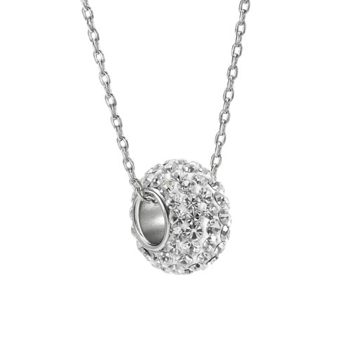 Fashion Unique 925 Sterling Silver Pendant Rhinestone Women's Necklace