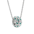 Fashion Unique 925 Sterling Silver Pendant Rhinestone Women's Necklace