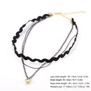 Fashion New Retro Vintage Choker Black Necklace Chain Lady Jewelry Accessory for Women Girls Gift