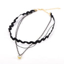 Fashion New Retro Vintage Choker Black Necklace Chain Lady Jewelry Accessory for Women Girls Gift