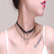 Fashion New Retro Vintage Choker Black Necklace Chain Lady Jewelry Accessory for Women Girls Gift