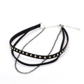 Fashion New Retro Vintage Choker Black Necklace Chain Lady Jewelry Accessory for Women Girls Gift